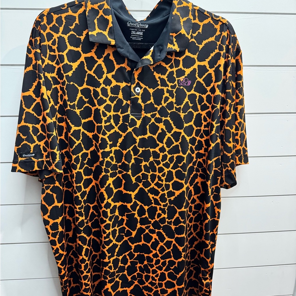 Good Good Black and Orange Polo Shirt
